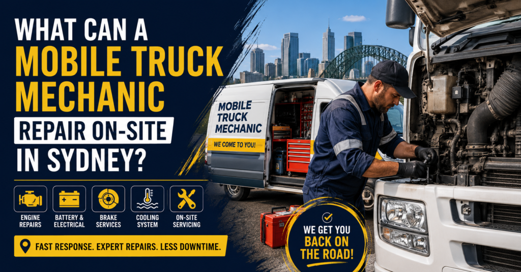 Mobile truck mechanic Sydney